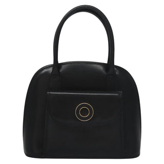 Celine Circle Logo Handbag Leather