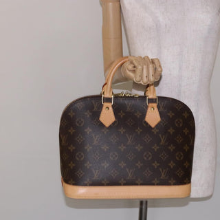 Louis Vuitton Vintage Alma Handbag Monogram Canvas