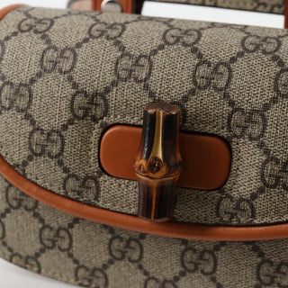 Gucci Bamboo 1947 Belt Bag GG Coated Canvas