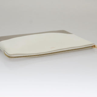 Celine Bicolor Solo Clutch Leather