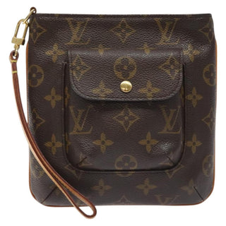 Louis Vuitton Partition Wristlet Clutch Monogram Canvas