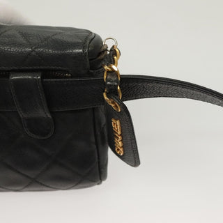 Chanel CC Charm Belt Bag Quilted Caviar
