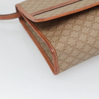 Celine Macadam Shoulder Bag PVC Leather