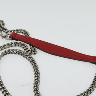 Gucci Chain Crossbody Bag Arabesque GG Coated Canvas with Leather