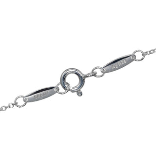 Tiffany & Co. Elsa Peretti Color By The Yard Chain Ring Sterling Silver with Aquamarine