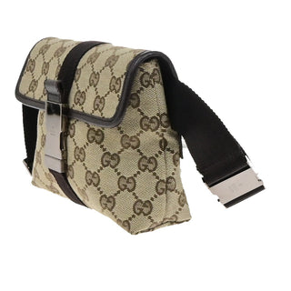 Gucci Buckle Belt Bag GG Canvas