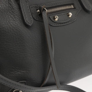 Balenciaga Papier A4 Zip Around Classic Studs Bag Leather