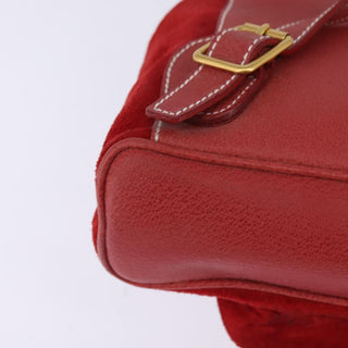 Gucci Vintage Bamboo Backpack Suede