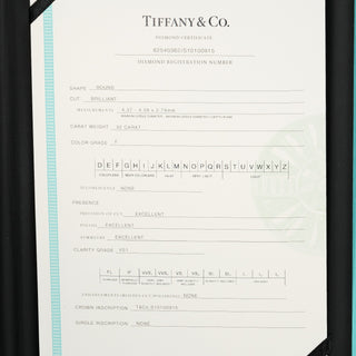 Tiffany & Co. Novo Solitaire Ring Platinum with Diamonds and Cushion Cut I/VS2 Diamond