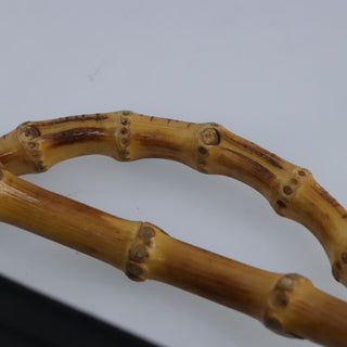 Gucci Bamboo Zip Pouch Nylon & Leather