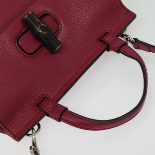 Gucci Bamboo Daily Top Handle Bag Leather