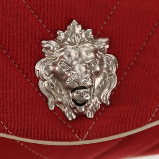 Chanel Leo Lion Flap Bag Chevron Jersey