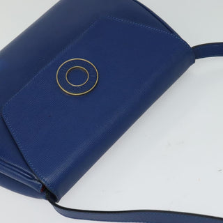 Celine Vintage Circle Logo Crossbody Bag Leather