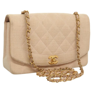 Chanel Vintage Diana Flap Bag Quilted Canvas