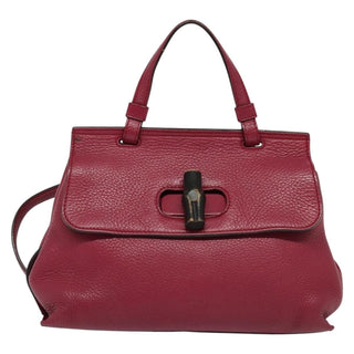 Gucci Bamboo Daily Top Handle Bag Leather