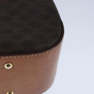 Celine Vintage Convertible Top Handle Bag Macadam Coated Canvas