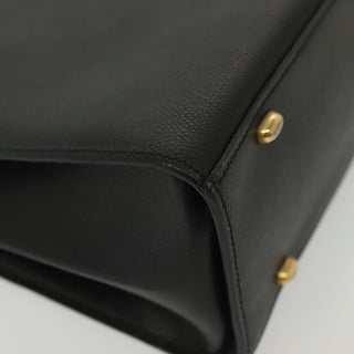 Celine Vintage Convertible Turnlock Top Handle Bag Leather