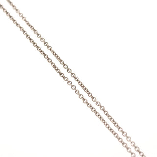 Tiffany & Co. Elsa Peretti Open Heart Pendant Necklace Sterling Silver