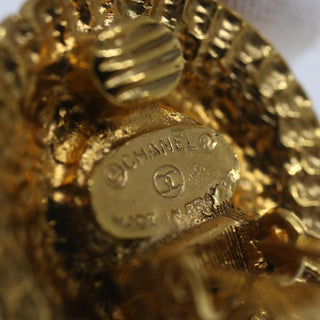 Chanel Vintage CC Clip-On Earrings Metal