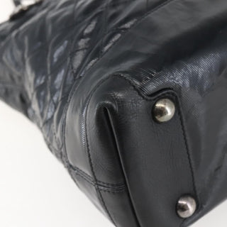 Chanel CC Charm Zip Tote Quilted Coated Canvas