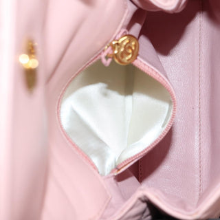 Chanel Vintage Camellia Flap Bag Quilted Lambskin