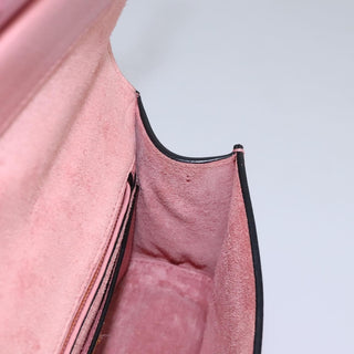 Miu Miu Madras Crystal Buckle Shoulder Bag Leather