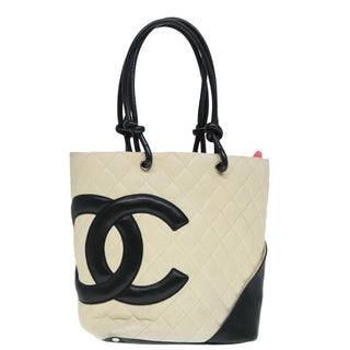 Chanel Cambon Tote Quilted Leather