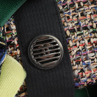 Chanel Camellia Flap Shoulder Bag Tweed