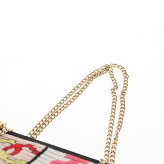 Chanel Crochet CC Drawstring Tote Fabric