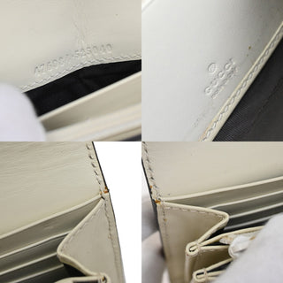 Gucci Sylvie Continental Wallet Leather