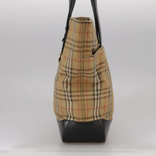 Burberry Nova Check Tote Leather