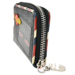 Gucci Night Courrier Bifold Wallet GG Coated Canvas with Applique