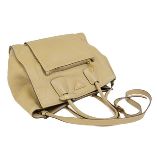 Prada Front Pocket Wing Convertible Tote Vitello Daino