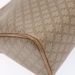 Celine Vintage Macadam Shoulder Bag Canvas and Leather