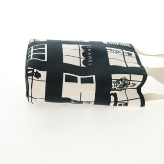Chanel Coco Window Tote Printed Canvas