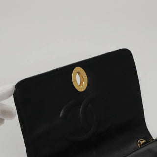 Chanel Full Flap Shoulder Bag Embossed Quilted Calfskin