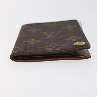 Louis Vuitton Porte Cartes Pression Card Case Monogram Canvas