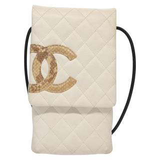 Chanel Cambon Crossbody Bag Quilted Leather