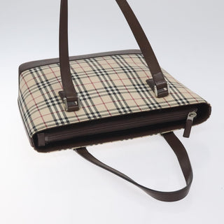 Burberry Nova Check Tote canvas check pattern