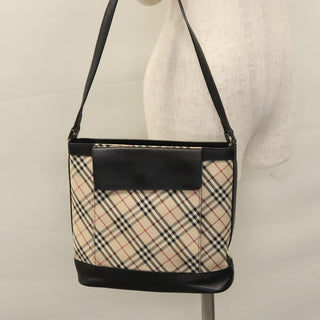 Burberry Shoulder Bag Nova Check Canvas