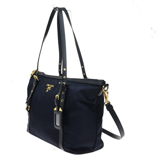 Prada Convertible Logo Tote Tessuto