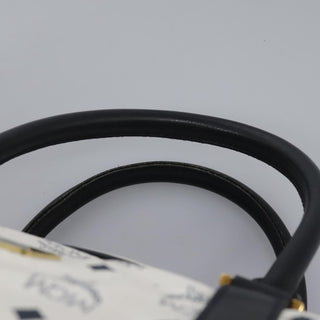 MCM Visetos Handbag Canvas and Leather