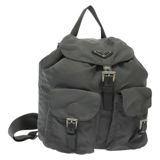 Prada Double Front Pocket Backpack Tessuto