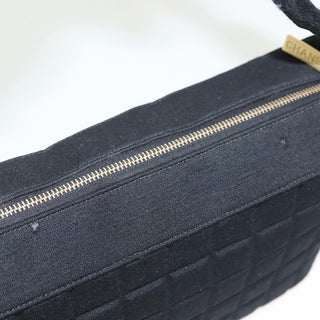 Chanel Chocolate Bar Shoulder Bag Cotton