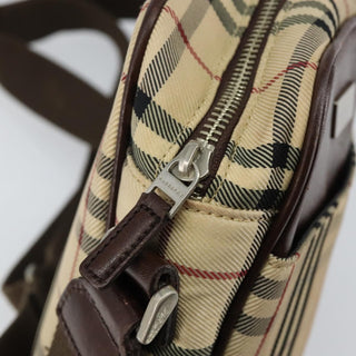 Burberry Zip Messenger Bag Nova check Canvas and Leather