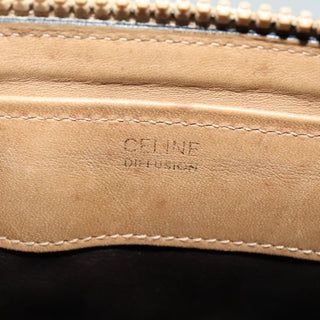 Celine Sulky Vertical Cabas Tote Canvas with Leather