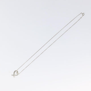 Tiffany & Co. Paloma Picasso Loving Heart Pendant Necklace Silver 925