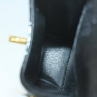 Chanel Vintage CC Flap Phone Holder Crossbody Bag Quilted Patent