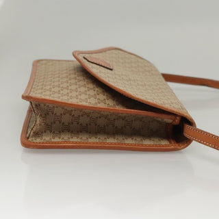 Celine Vintage Macadam Shoulder Bag Canvas and Leather