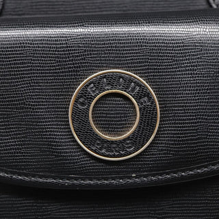 Celine Circle Logo Handbag Leather